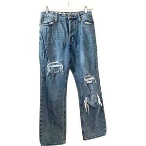 S.O.N.G. Timeless Fit Womens Distressed Jeans Size 5/27